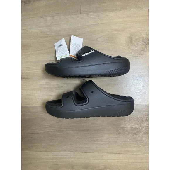 NWT‎ Crocs Unisex Sandals Classic Cozzzy Sandals US Men's 8 Women's 10 - Picture 3 of 8